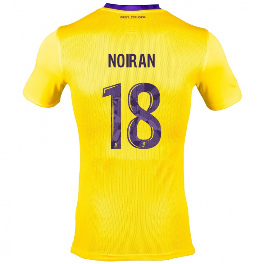 Mujer Camiseta Clara Noiran #18 Amarillo Morado 2ª Equipación 2024/25 La Camisa México