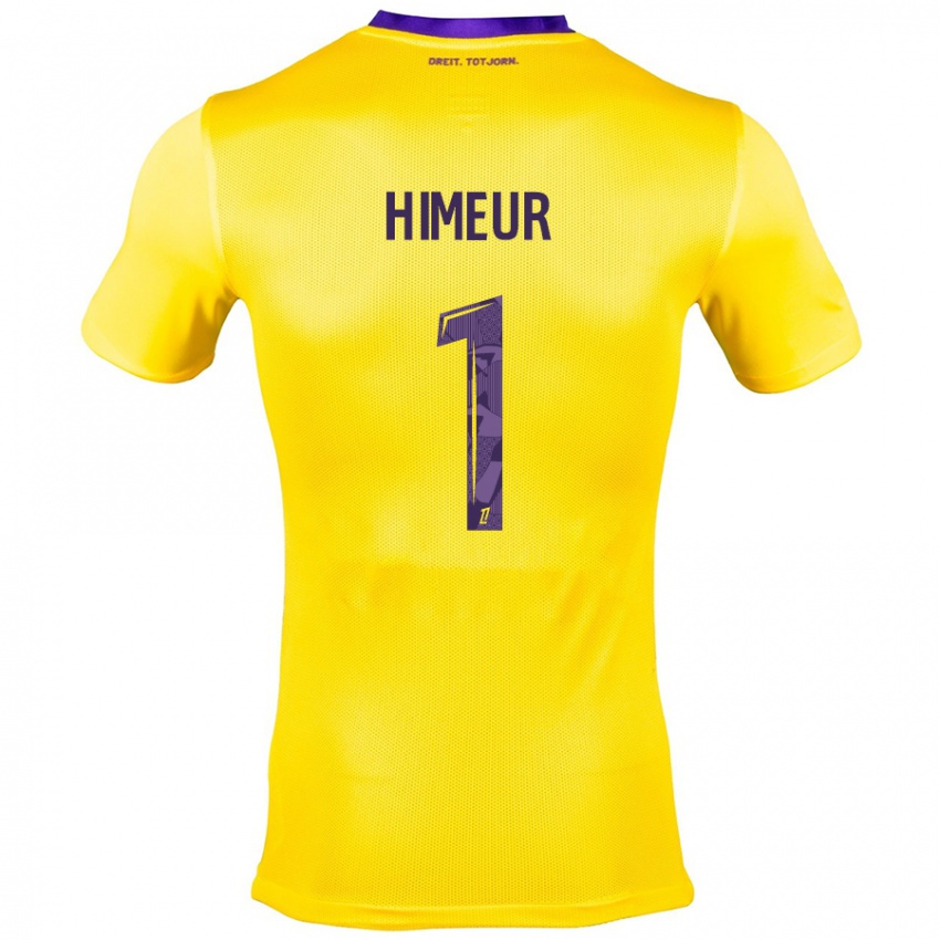 Mujer Camiseta Thomas Himeur #1 Amarillo Morado 2ª Equipación 2024/25 La Camisa México