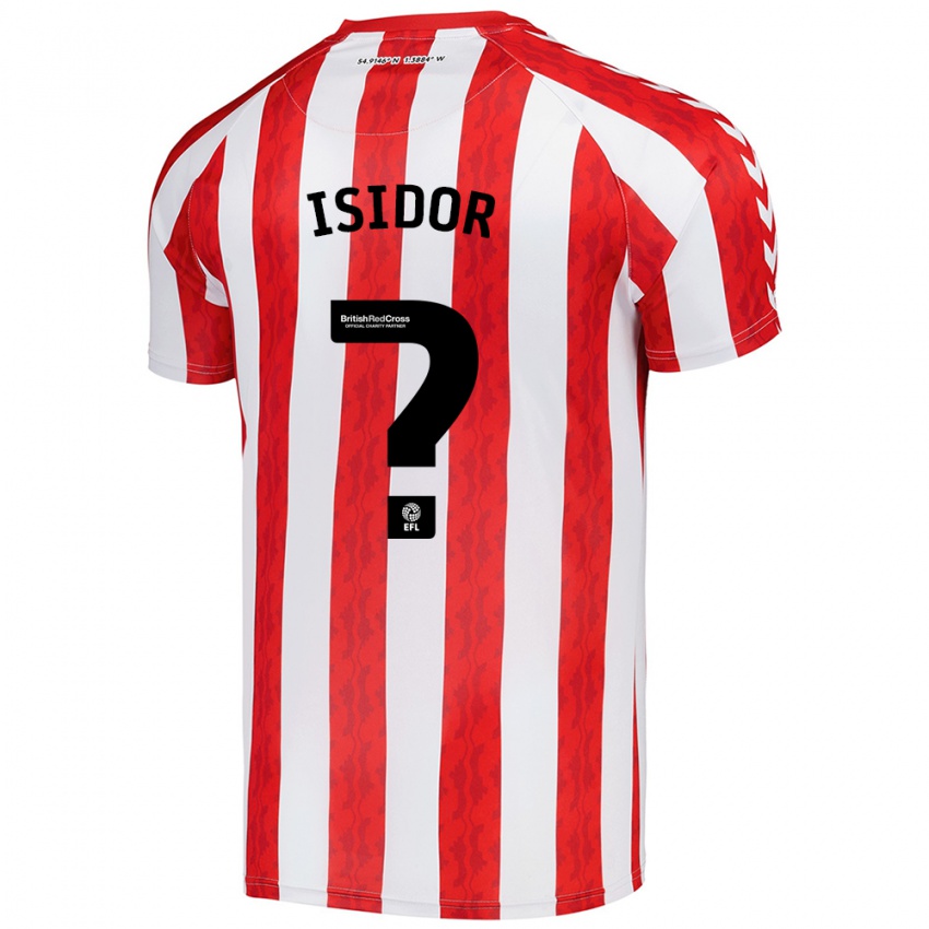 Niño Camiseta Wilson Isidor #0 Rojo Blanco 1ª Equipación 2024/25 La Camisa México