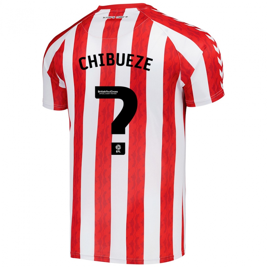 Niño Camiseta Kelechi Chibueze #0 Rojo Blanco 1ª Equipación 2024/25 La Camisa México