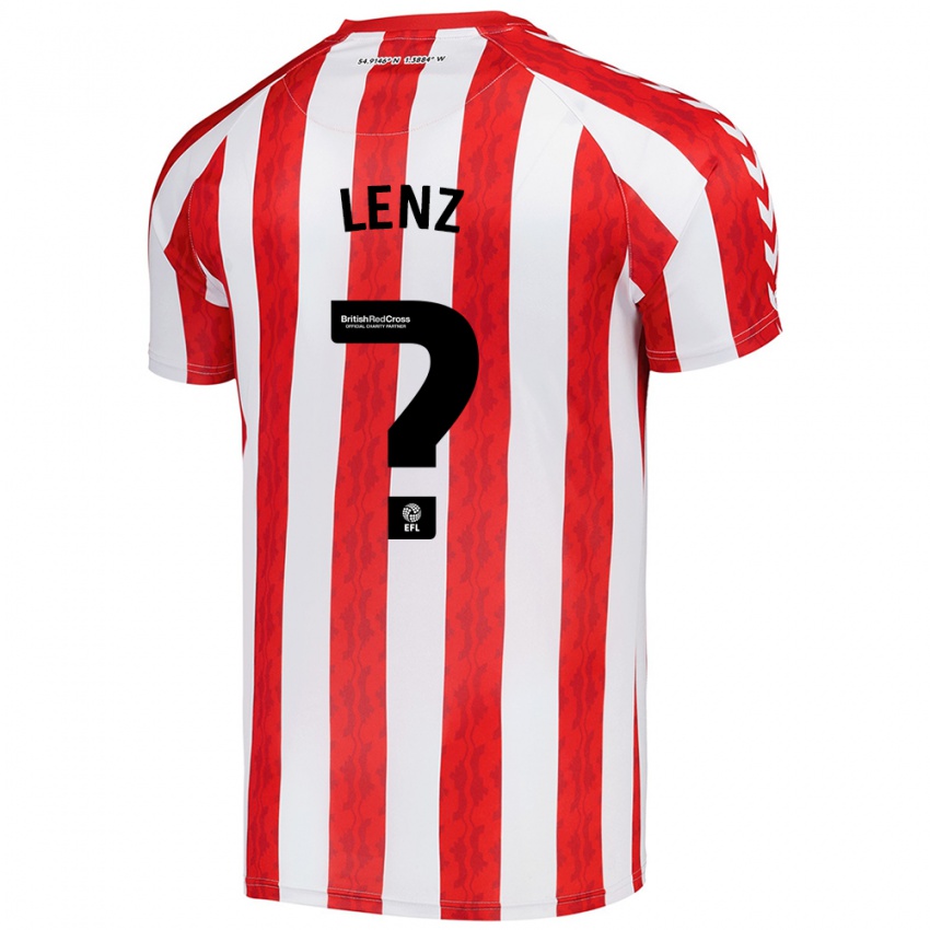 Niño Camiseta Elias Lenz #0 Rojo Blanco 1ª Equipación 2024/25 La Camisa México