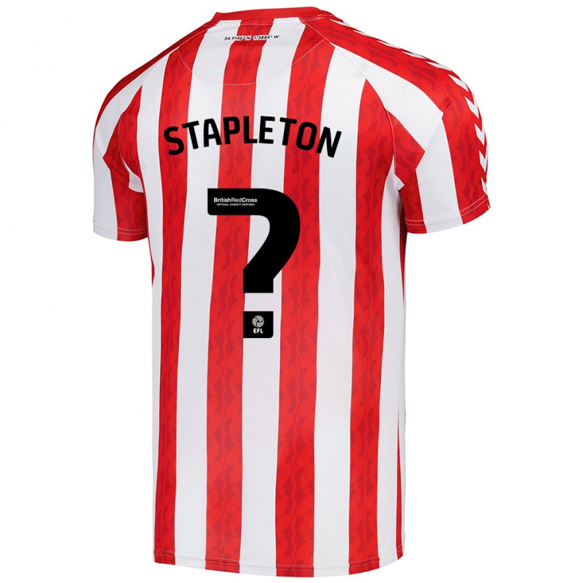 Niño Camiseta Jessie Stapleton #0 Rojo Blanco 1ª Equipación 2024/25 La Camisa México