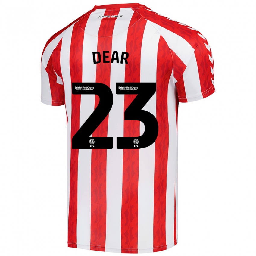 Niño Camiseta Jenna Dear #23 Rojo Blanco 1ª Equipación 2024/25 La Camisa México