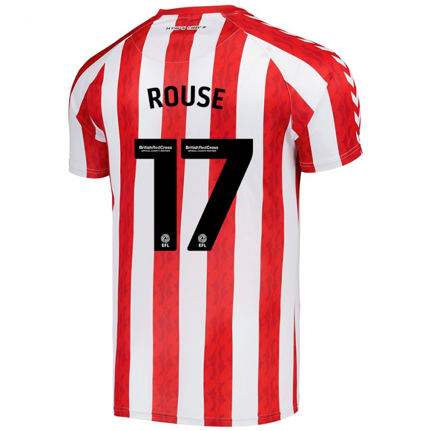 Niño Camiseta Mollie Rouse #17 Rojo Blanco 1ª Equipación 2024/25 La Camisa México