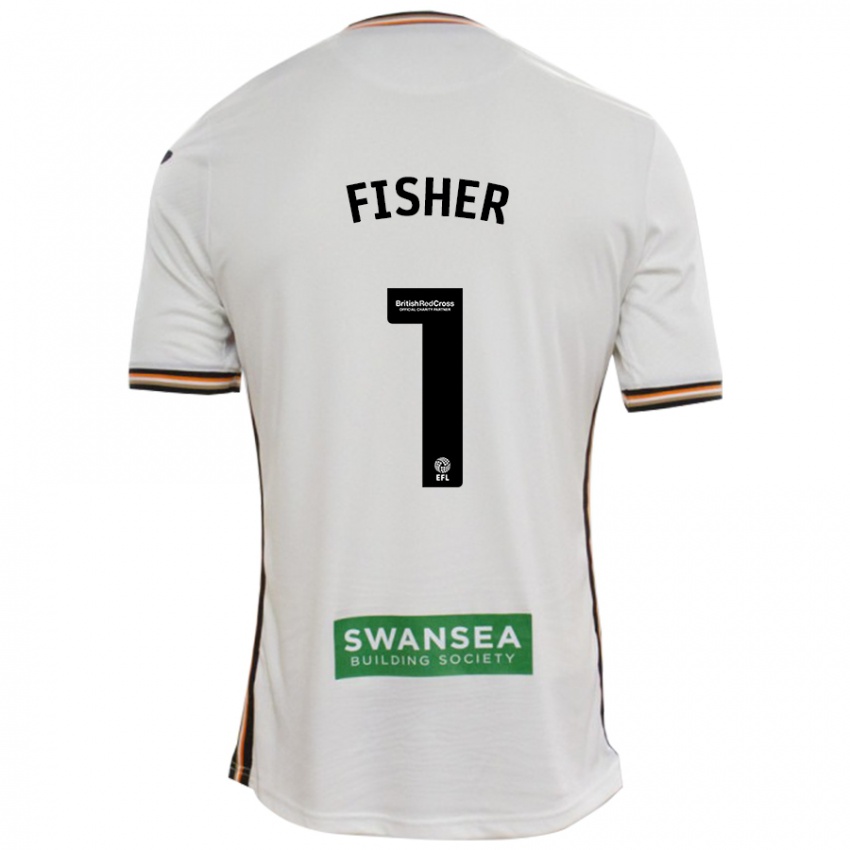 Niño Camiseta Andy Fisher #1 Blanco 1ª Equipación 2024/25 La Camisa México