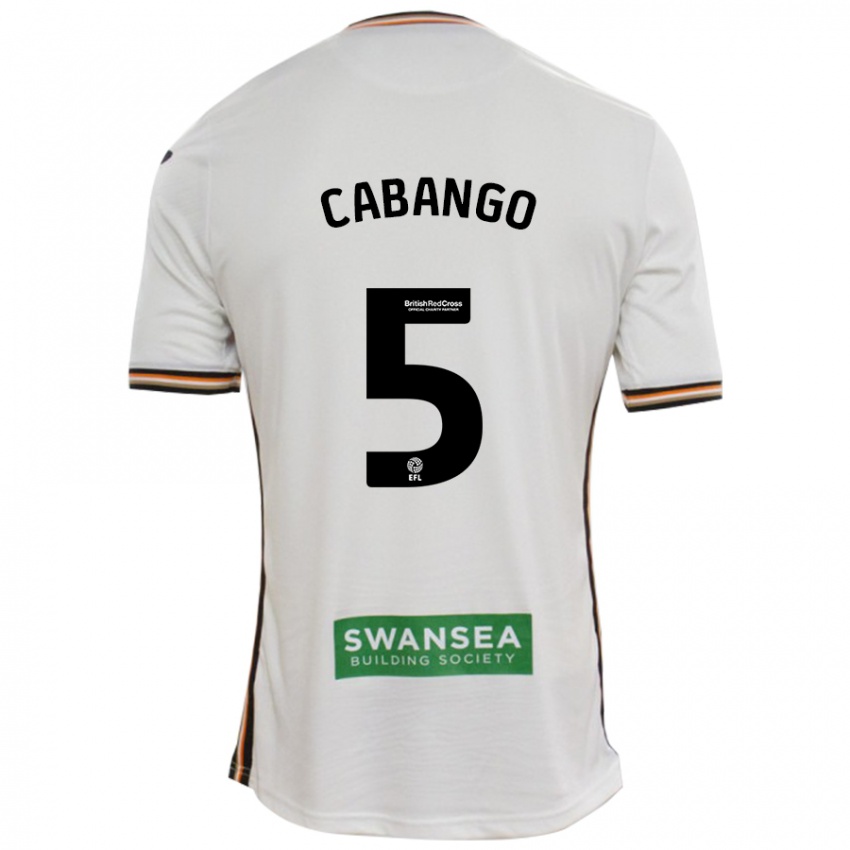 Niño Camiseta Ben Cabango #5 Blanco 1ª Equipación 2024/25 La Camisa México