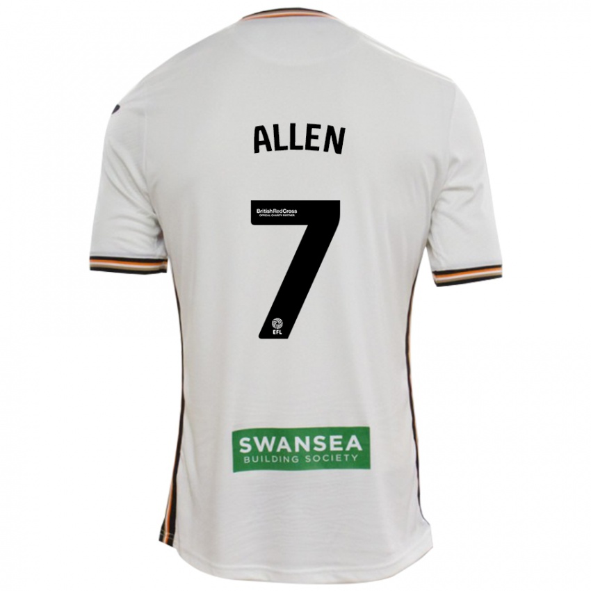 Niño Camiseta Joe Allen #7 Blanco 1ª Equipación 2024/25 La Camisa México