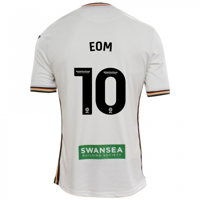 Niño Camiseta Ji-Sung Eom #10 Blanco 1ª Equipación 2024/25 La Camisa México