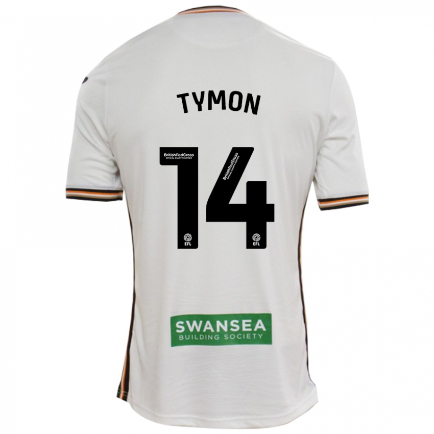 Niño Camiseta Josh Tymon #14 Blanco 1ª Equipación 2024/25 La Camisa México