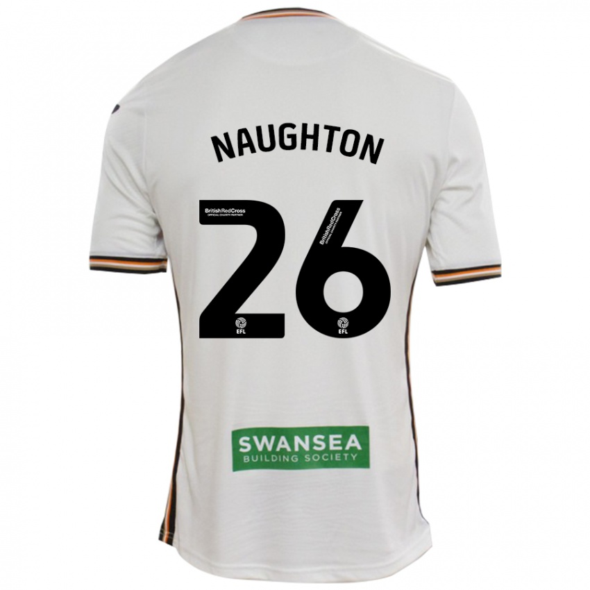 Niño Camiseta Kyle Naughton #26 Blanco 1ª Equipación 2024/25 La Camisa México