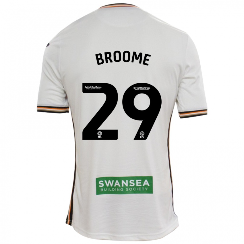 Niño Camiseta Nathan Broome #29 Blanco 1ª Equipación 2024/25 La Camisa México