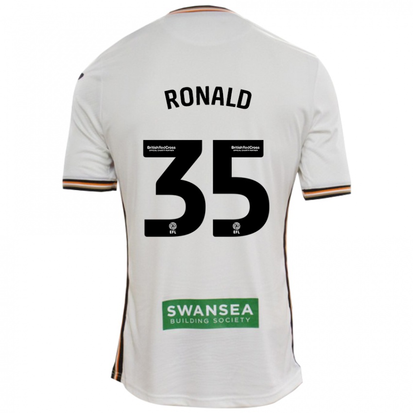 Niño Camiseta Ronald #35 Blanco 1ª Equipación 2024/25 La Camisa México