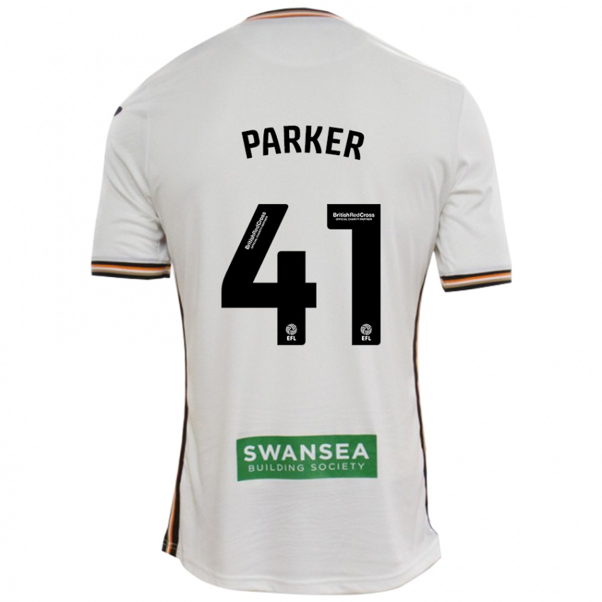 Niño Camiseta Sam Parker #41 Blanco 1ª Equipación 2024/25 La Camisa México