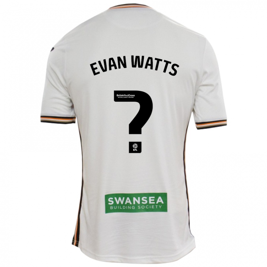 Niño Camiseta Evan Watts #0 Blanco 1ª Equipación 2024/25 La Camisa México