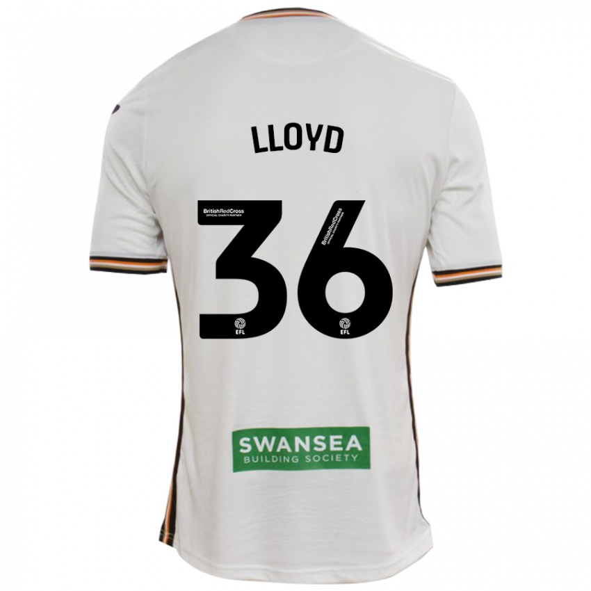 Niño Camiseta Ben Lloyd #36 Blanco 1ª Equipación 2024/25 La Camisa México