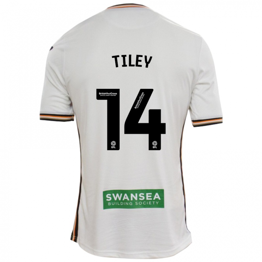 Niño Camiseta Chloe Tiley #14 Blanco 1ª Equipación 2024/25 La Camisa México