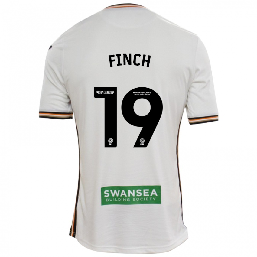 Niño Camiseta Lucy Finch #19 Blanco 1ª Equipación 2024/25 La Camisa México