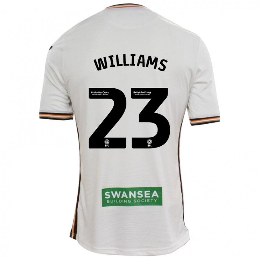 Niño Camiseta Jessica Williams #23 Blanco 1ª Equipación 2024/25 La Camisa México