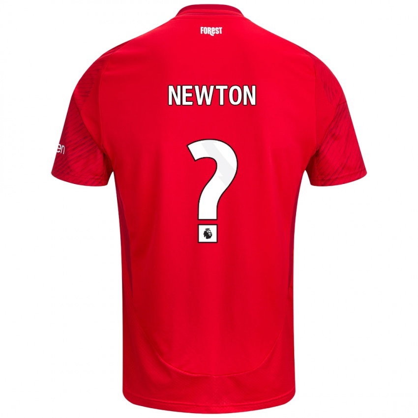 Niño Camiseta Jamie Newton #0 Rojo Blanco 1ª Equipación 2024/25 La Camisa México