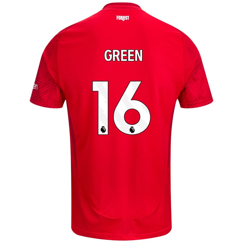 Niño Camiseta Mollie Green #16 Rojo Blanco 1ª Equipación 2024/25 La Camisa México