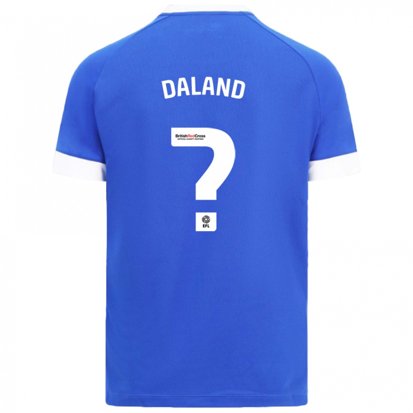 Niño Camiseta Jesper Daland #0 Azul Cielo 1ª Equipación 2024/25 La Camisa México