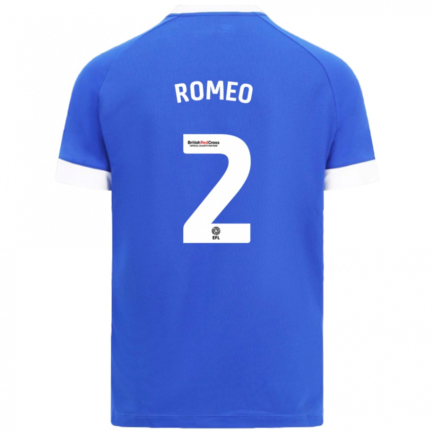 Niño Camiseta Mahlon Romeo #2 Azul Cielo 1ª Equipación 2024/25 La Camisa México