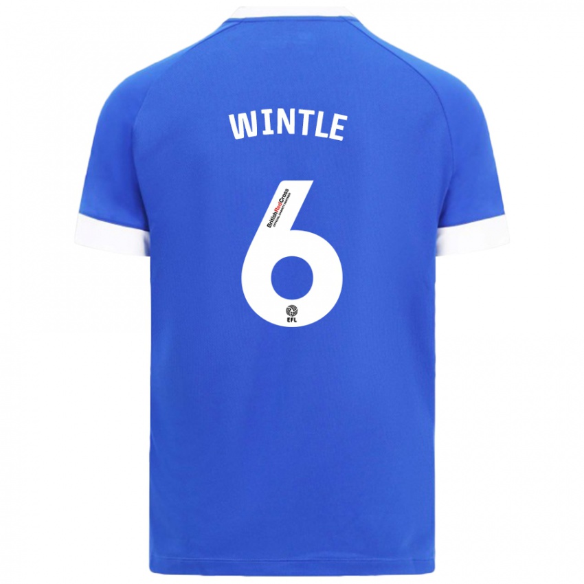 Niño Camiseta Ryan Wintle #6 Azul Cielo 1ª Equipación 2024/25 La Camisa México