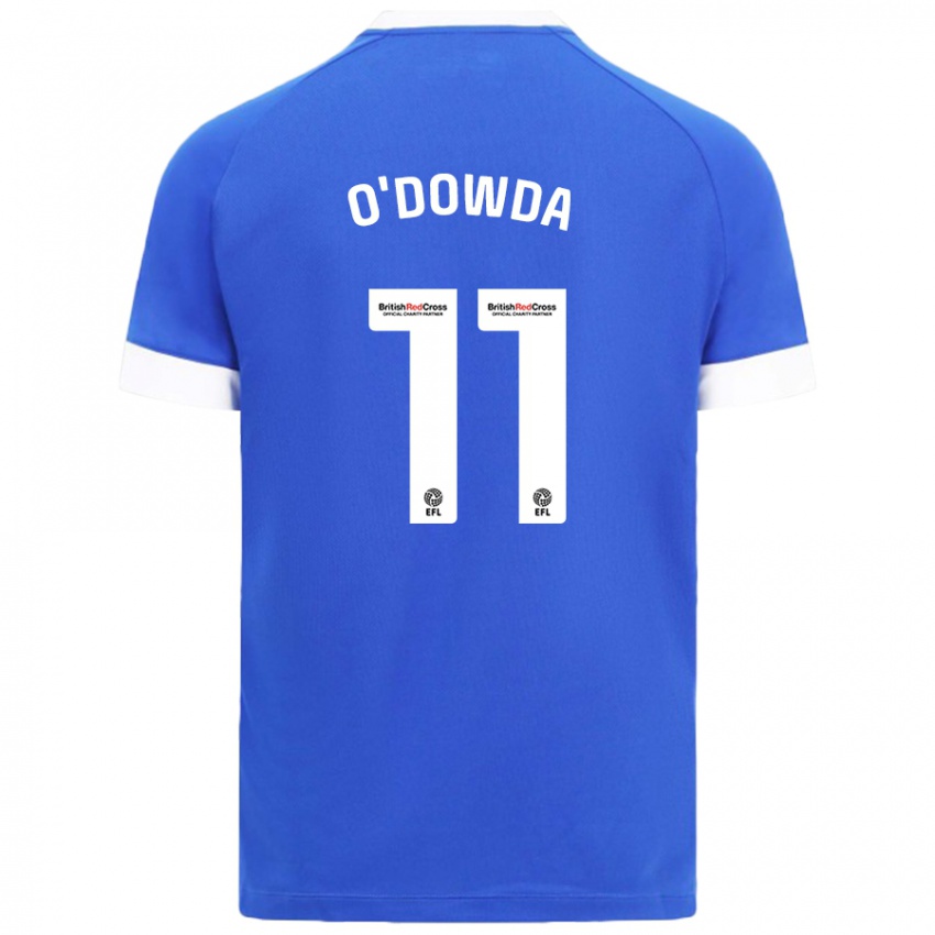 Niño Camiseta Callum O'dowda #11 Azul Cielo 1ª Equipación 2024/25 La Camisa México