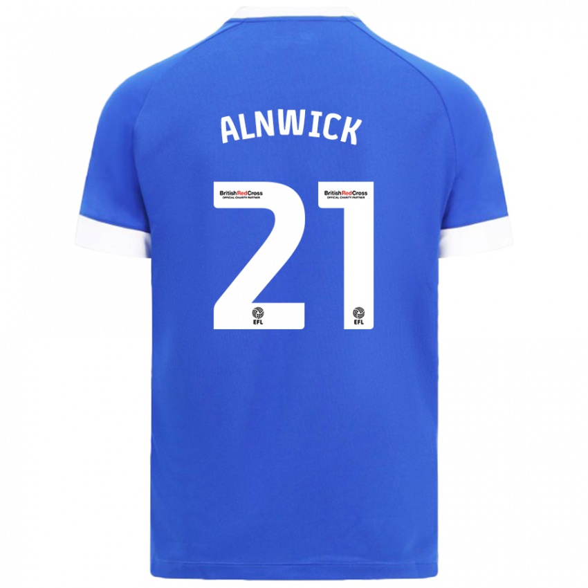 Niño Camiseta Jak Alnwick #21 Azul Cielo 1ª Equipación 2024/25 La Camisa México