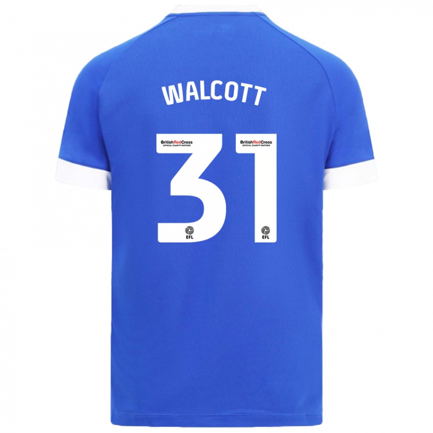 Niño Camiseta Malachi Fagan Walcott #31 Azul Cielo 1ª Equipación 2024/25 La Camisa México