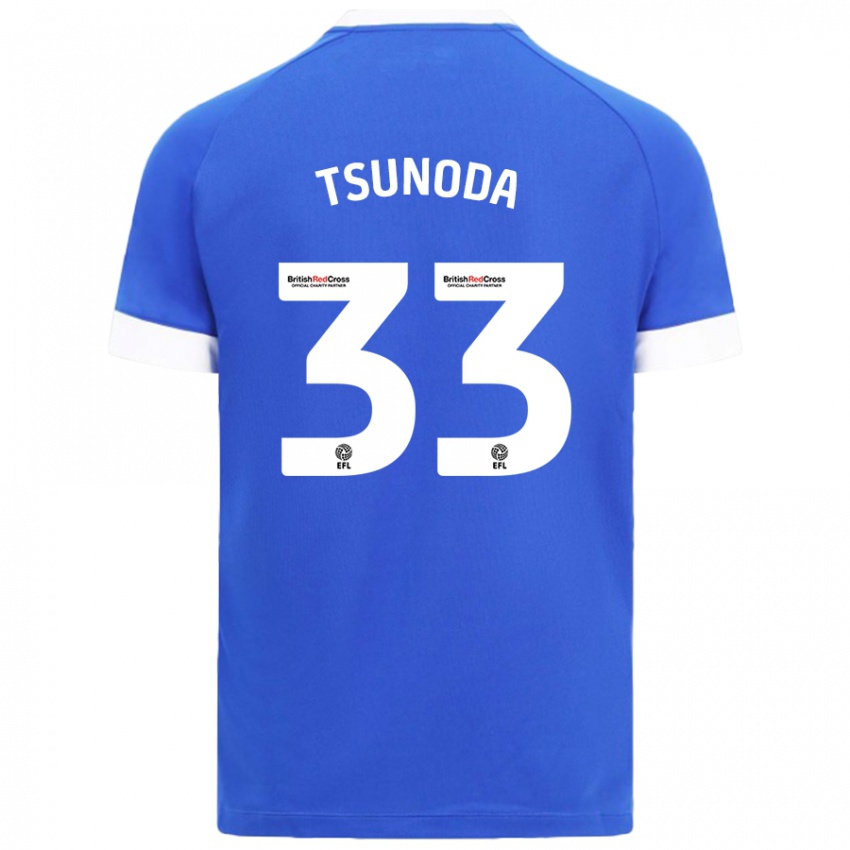 Niño Camiseta Ryotaro Tsunoda #33 Azul Cielo 1ª Equipación 2024/25 La Camisa México