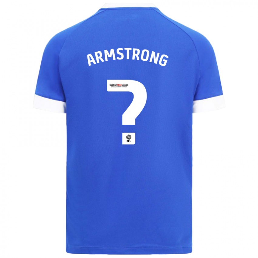 Niño Camiseta Luke Armstrong #0 Azul Cielo 1ª Equipación 2024/25 La Camisa México