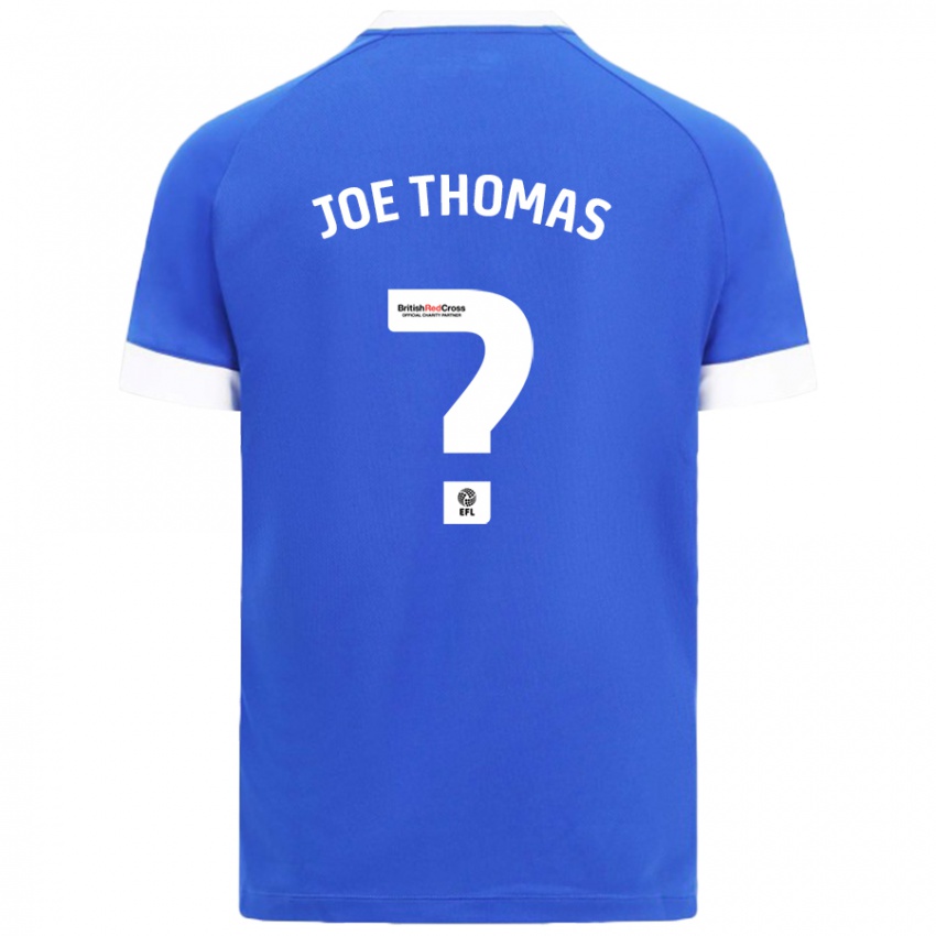 Niño Camiseta Joe Thomas #0 Azul Cielo 1ª Equipación 2024/25 La Camisa México