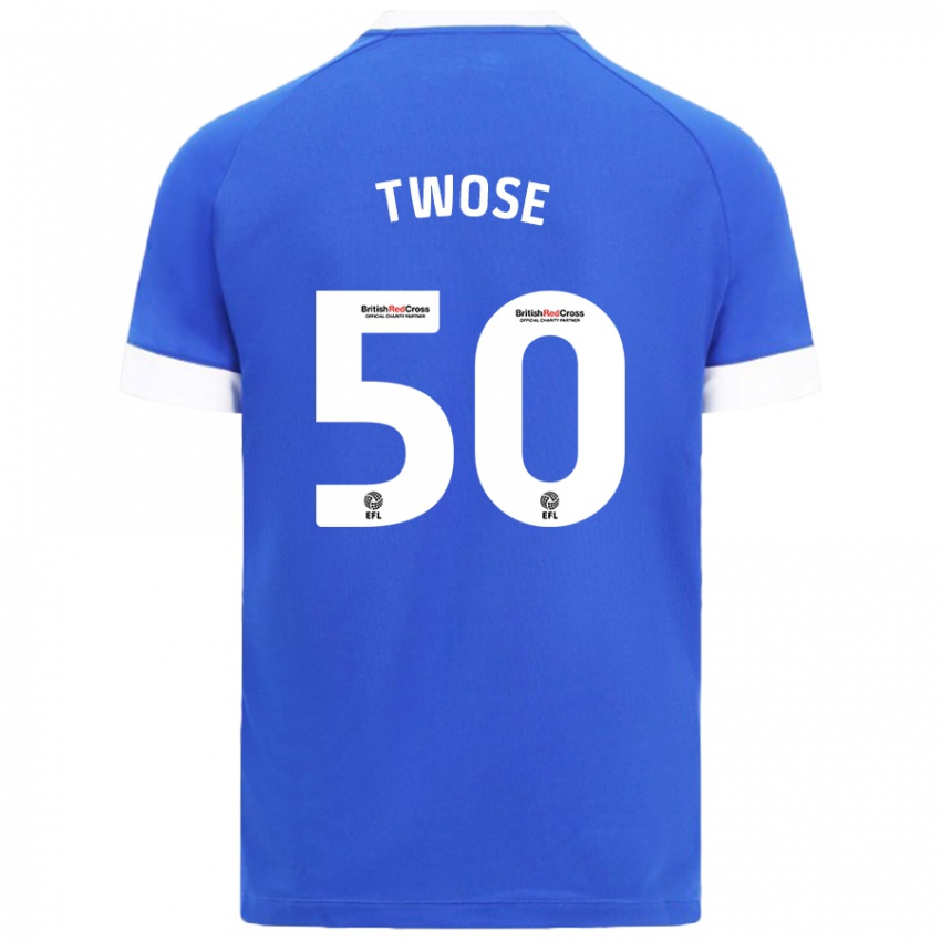 Niño Camiseta Cody Twose #50 Azul Cielo 1ª Equipación 2024/25 La Camisa México