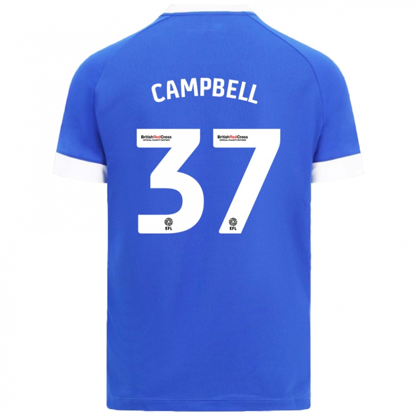 Niño Camiseta Vontae Daley-Campbell #37 Azul Cielo 1ª Equipación 2024/25 La Camisa México