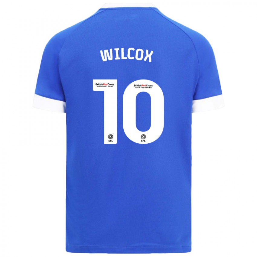 Niño Camiseta Danielle Wilcox #10 Azul Cielo 1ª Equipación 2024/25 La Camisa México