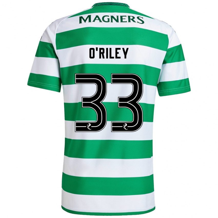 Niño Camiseta Matt O'riley #33 Verde Blanco 1ª Equipación 2024/25 La Camisa México