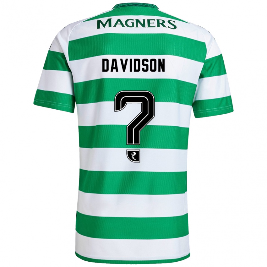 Niño Camiseta Alasdair Davidson #0 Verde Blanco 1ª Equipación 2024/25 La Camisa México