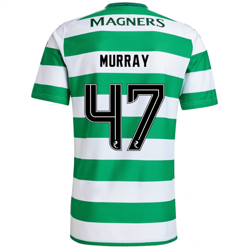 Niño Camiseta Dane Murray #47 Verde Blanco 1ª Equipación 2024/25 La Camisa México