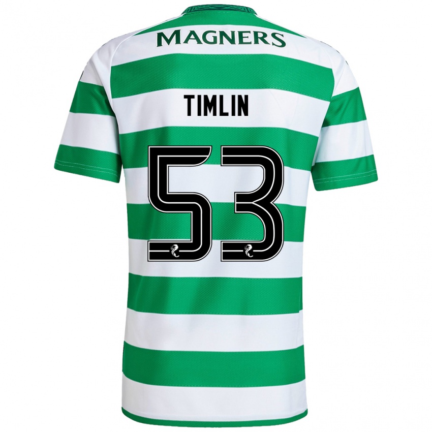 Niño Camiseta Sophie Timlin #53 Verde Blanco 1ª Equipación 2024/25 La Camisa México