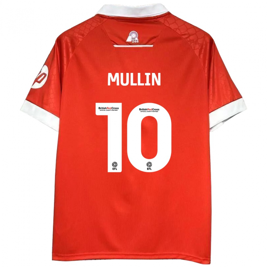 Niño Camiseta Paul Mullin #10 Rojo Blanco 1ª Equipación 2024/25 La Camisa México