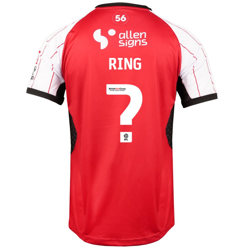 Niño Camiseta Erik Ring #0 Blanco 1ª Equipación 2024/25 La Camisa México