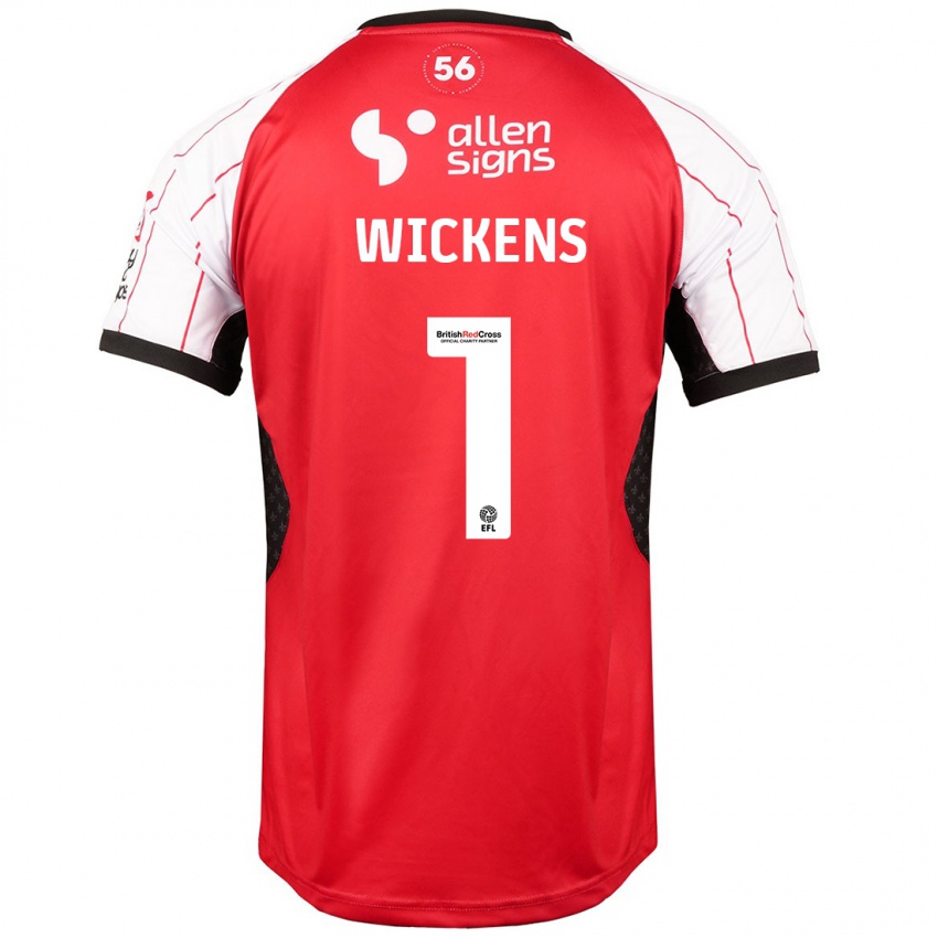 Niño Camiseta George Wickens #1 Blanco 1ª Equipación 2024/25 La Camisa México