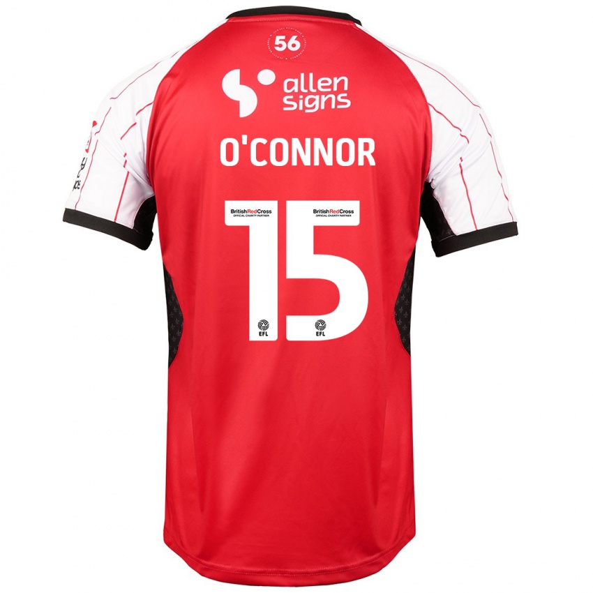 Niño Camiseta Paudie O'connor #15 Blanco 1ª Equipación 2024/25 La Camisa México