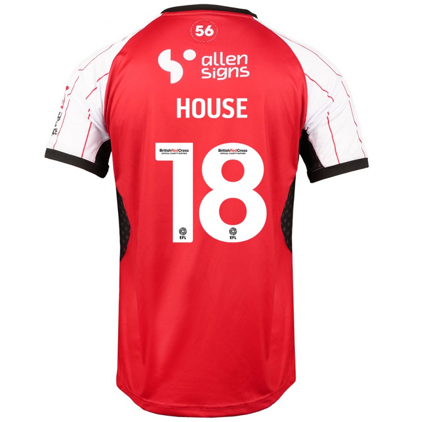 Niño Camiseta Ben House #18 Blanco 1ª Equipación 2024/25 La Camisa México