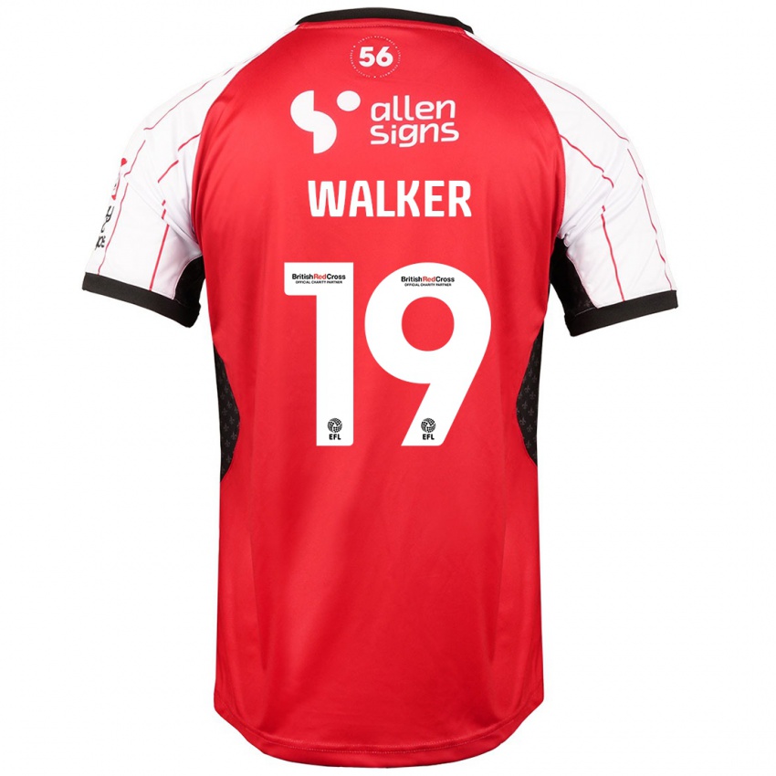 Niño Camiseta Tyler Walker #19 Blanco 1ª Equipación 2024/25 La Camisa México