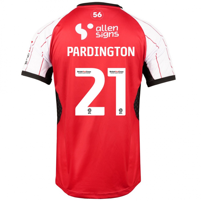 Niño Camiseta Jamie Pardington #21 Blanco 1ª Equipación 2024/25 La Camisa México