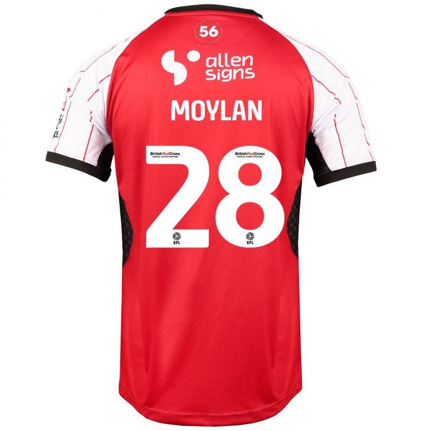 Niño Camiseta Jack Moylan #28 Blanco 1ª Equipación 2024/25 La Camisa México