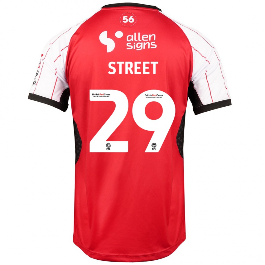 Niño Camiseta Robert Street #29 Blanco 1ª Equipación 2024/25 La Camisa México