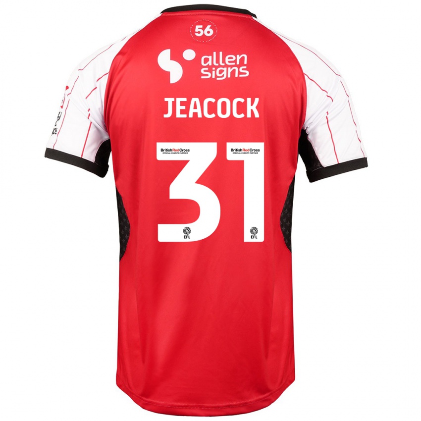 Niño Camiseta Zach Jeacock #31 Blanco 1ª Equipación 2024/25 La Camisa México